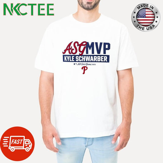 ASG MVP Kyle Schwarber all star game 2025 shirt Unisex T-shirt, Sweatshirt, Hoodie, Long Sleeve Tee - T-Shirt, Sweatshirt, Hoodie
