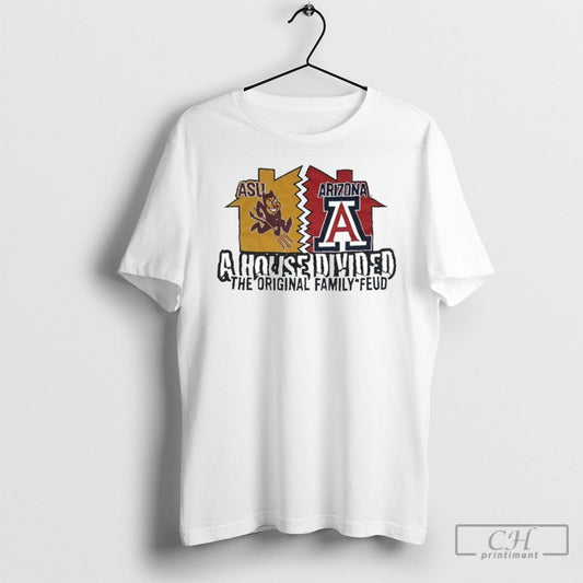 Asu Sun Devils Vs Arizona Wildcats A House Divided Shirt Tee Unisex T-shirt, Sweatshirt, Hoodie, Long Sleeve Tee - T-Shirt, Sweatshirt, Hoodie