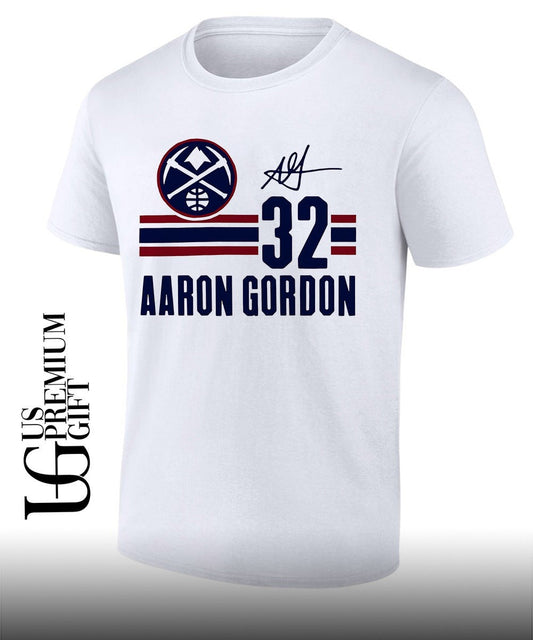 Aaron Gordon 32 player Denver Nuggets NBA signature shirt Unisex T-shirt, Sweatshirt, Hoodie, Long Sleeve Tee - T-Shirt, Sweatshirt, Hoodie