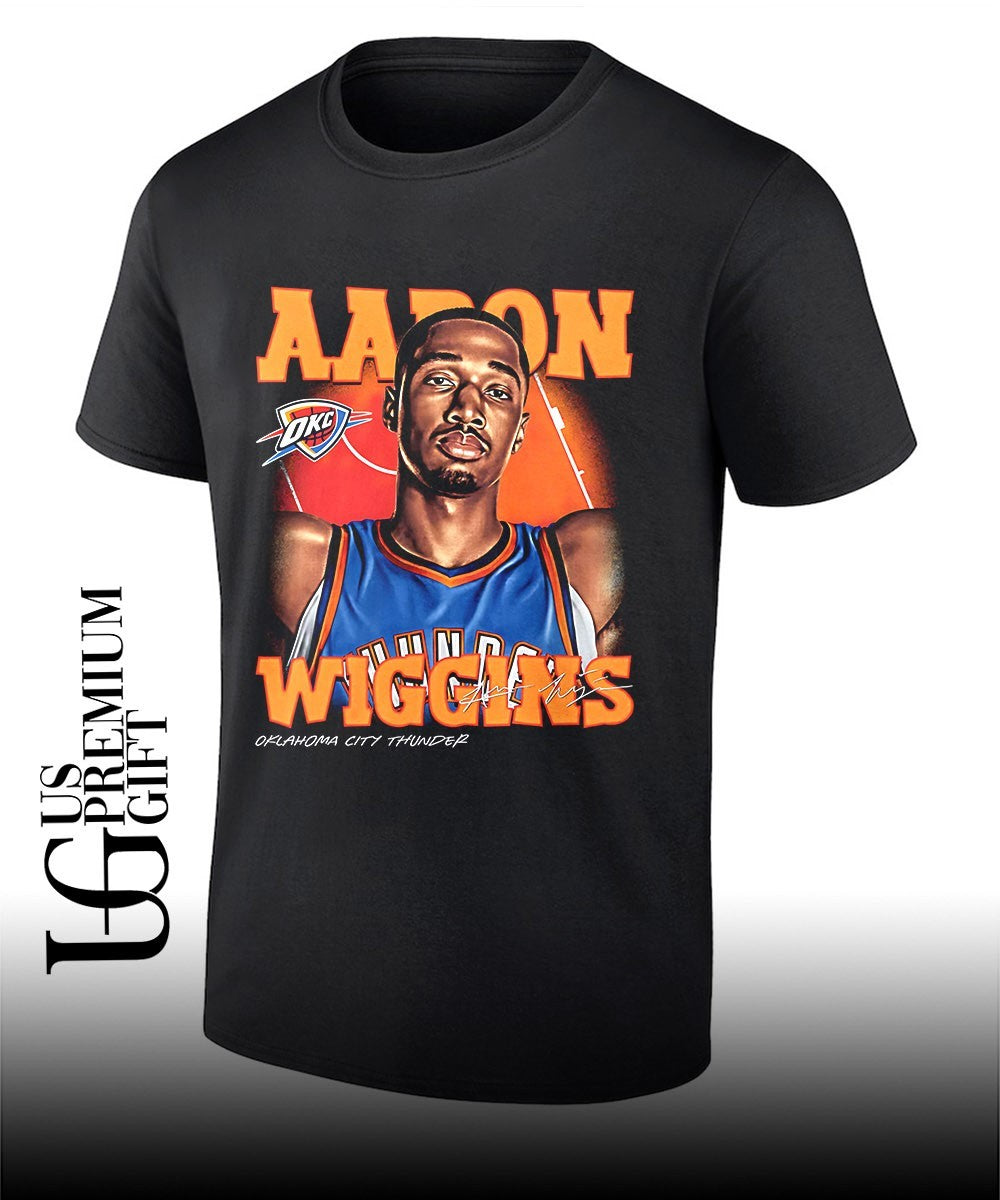 Aaron Wiggins Oklahoma City Thunder NBA 2026 Playoffs signature shirt Unisex T-shirt, Sweatshirt, Hoodie, Long Sleeve Tee - T-Shirt, Sweatshirt, Hoodie