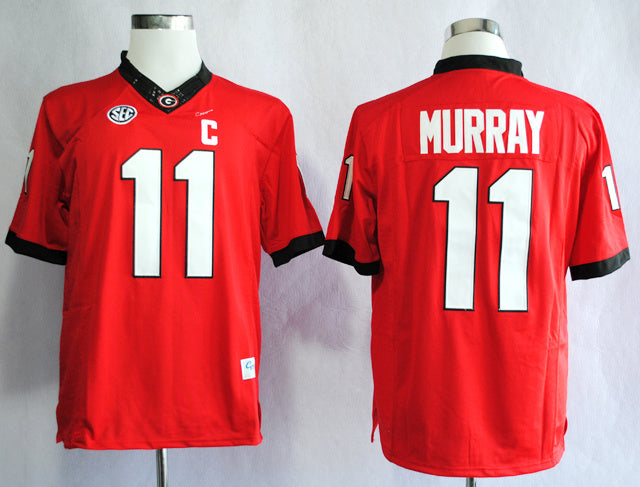 Aaron Murray 11 Red College Football Jersey football jersey product view 1