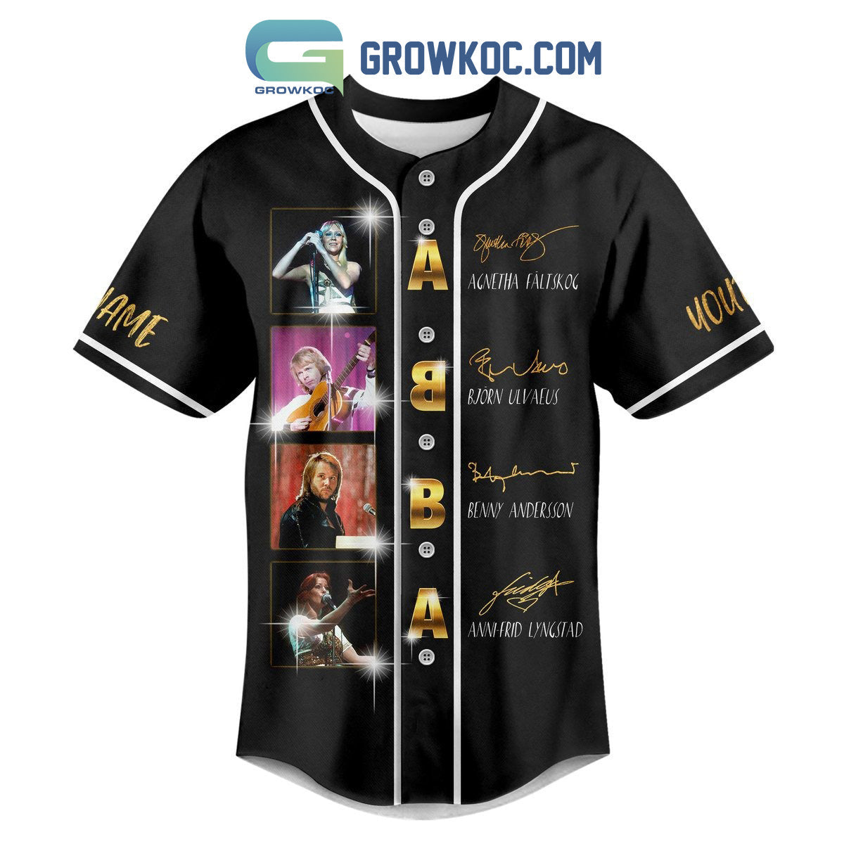 Abba If You See The Wonder Of A Fairutale Personalized Baseball Jersey baseball jersey product view 2