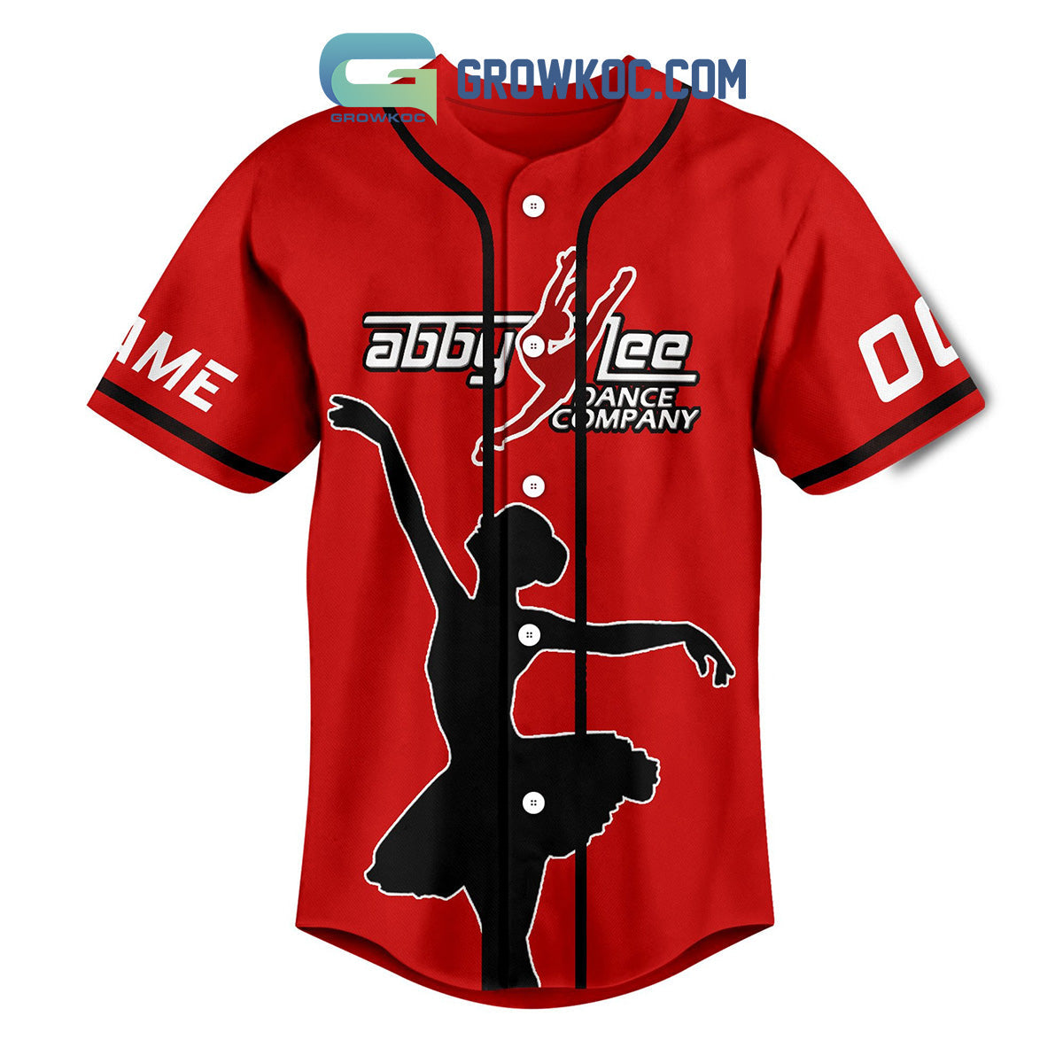Abby lee Dance Company Everyone’s Replaceable Personalized Baseball Jersey baseball jersey product view 2