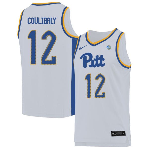 Abdoul Karim Coulibaly 12 White College Football Jersey football jersey product view 1