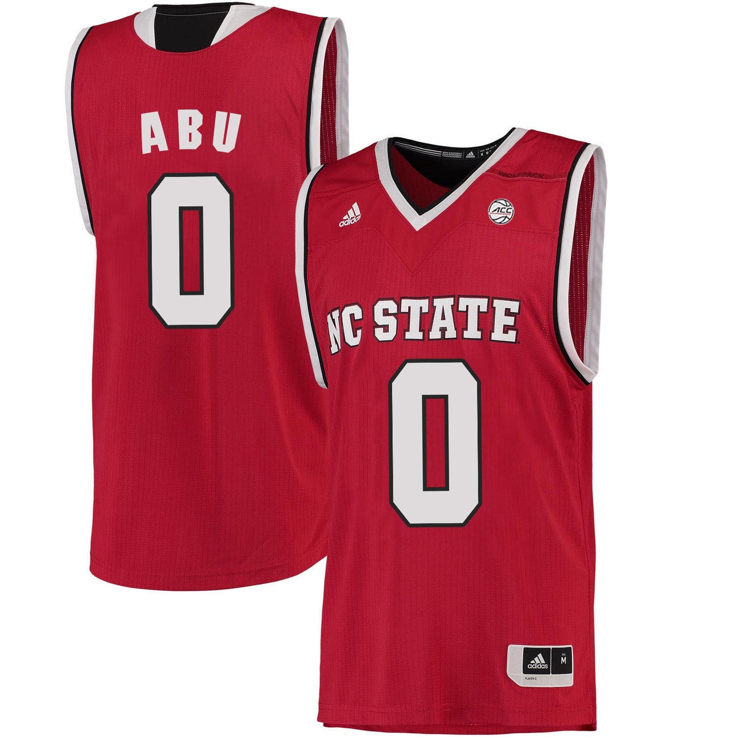 Abdul-Malik Abu 0 Red College Football Jersey football jersey product view 1