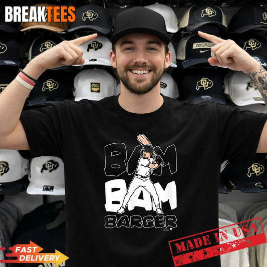 Addison Barger Bam Bam Toronto Baseball Shirt Unisex T-shirt, Sweatshirt, Hoodie, Long Sleeve Tee - T-Shirt, Sweatshirt, Hoodie