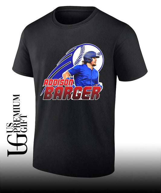 Addison Barger Toronto Blue Jays baseball 2026 MLB shirt Unisex T-shirt, Sweatshirt, Hoodie, Long Sleeve Tee - T-Shirt, Sweatshirt, Hoodie