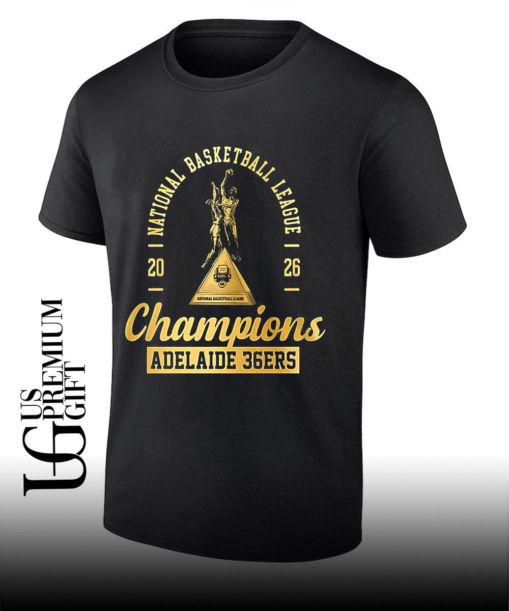 Adelaide 36ers basketball National League Champions 2026 shirt Unisex T-shirt, Sweatshirt, Hoodie, Long Sleeve Tee - T-Shirt, Sweatshirt, Hoodie