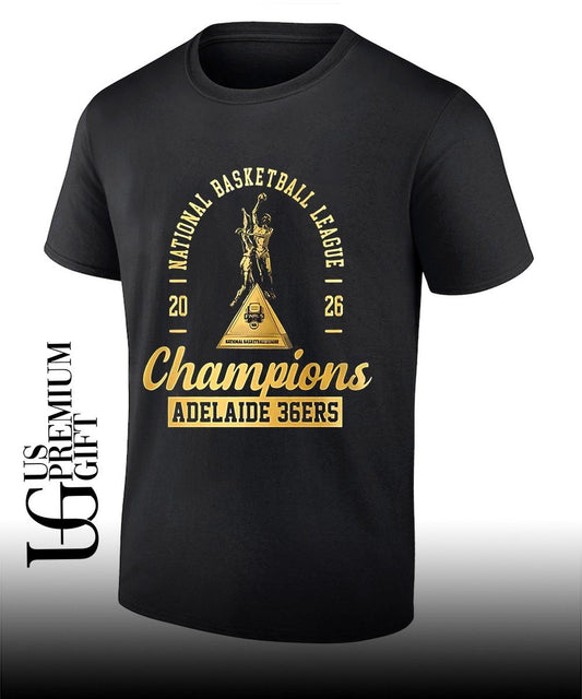 Adelaide 36ers basketball National League Champions 2026 shirt Unisex T-shirt, Sweatshirt, Hoodie, Long Sleeve Tee - T-Shirt, Sweatshirt, Hoodie