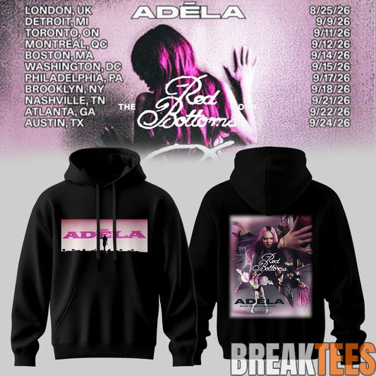 Adla The Red Bottoms Tour 2026 Special Hoodie Unisex T-shirt, Sweatshirt, Hoodie, Long Sleeve Tee - T-Shirt, Sweatshirt, Hoodie