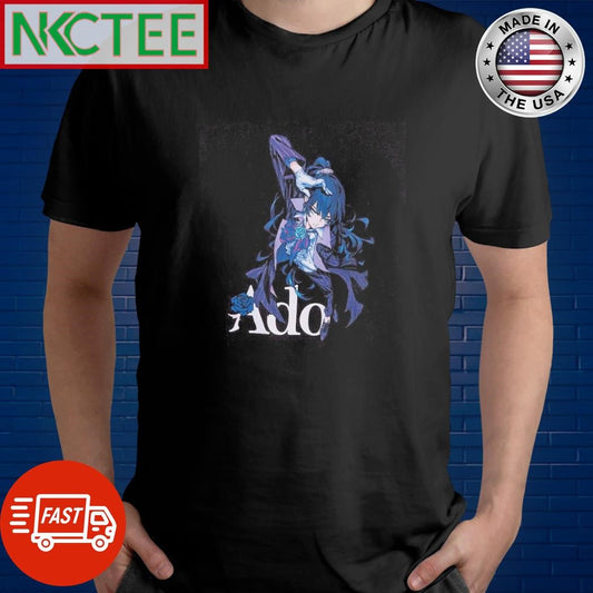 Ado Pose Suit anime shirt Unisex T-shirt, Sweatshirt, Hoodie, Long Sleeve Tee - T-Shirt, Sweatshirt, Hoodie