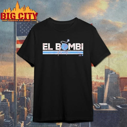 Adolis Garcia El Bombi Philadelphia shirt Unisex T-shirt, Sweatshirt, Hoodie, Long Sleeve Tee - T-Shirt, Sweatshirt, Hoodie