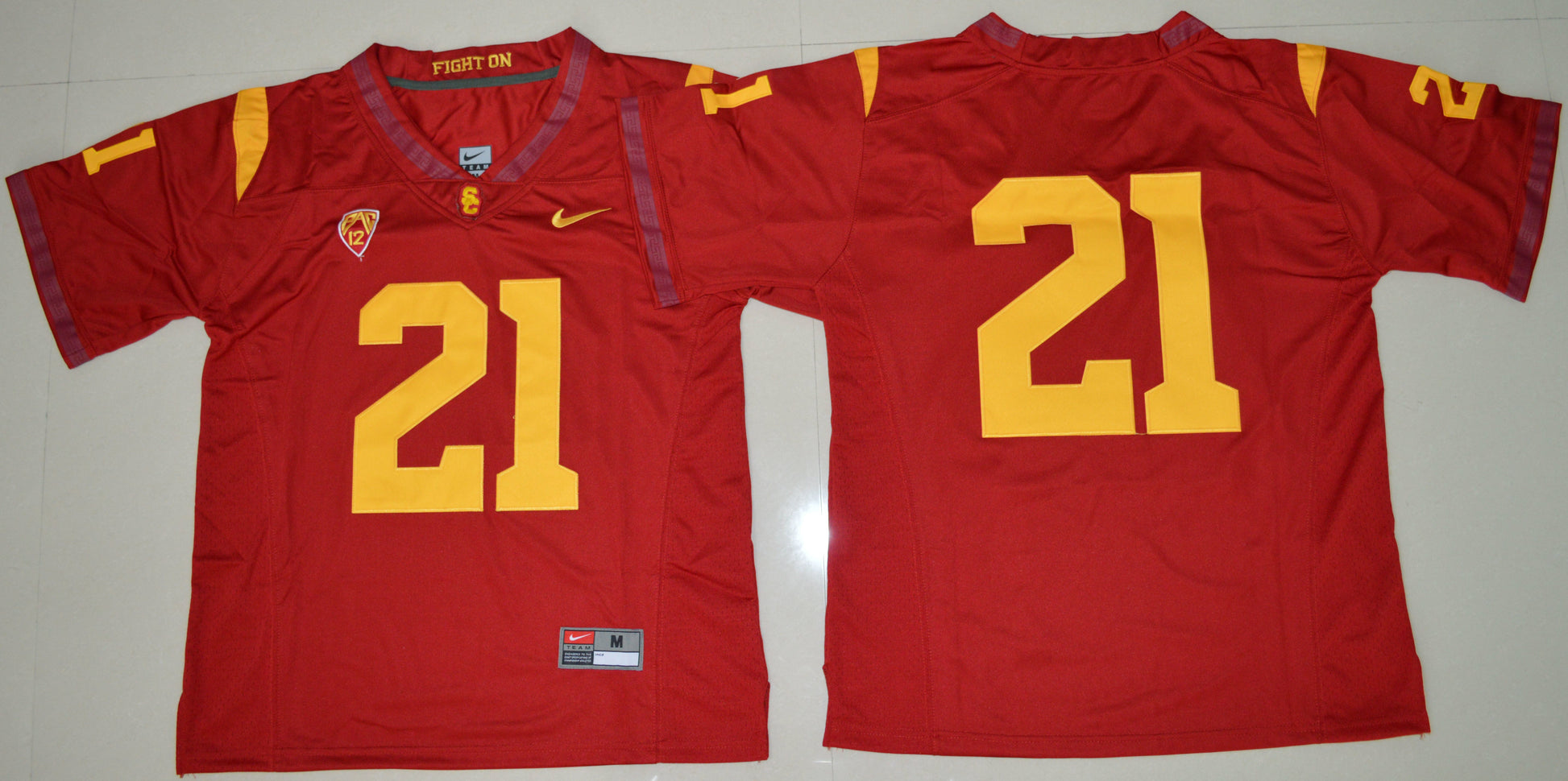 Adoree' Jackson 21 Red College Football Jersey football jersey product view 1