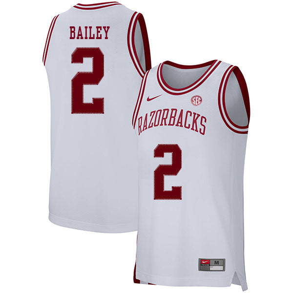 Adrio Bailey 2 White College Football Jersey football jersey product view 1