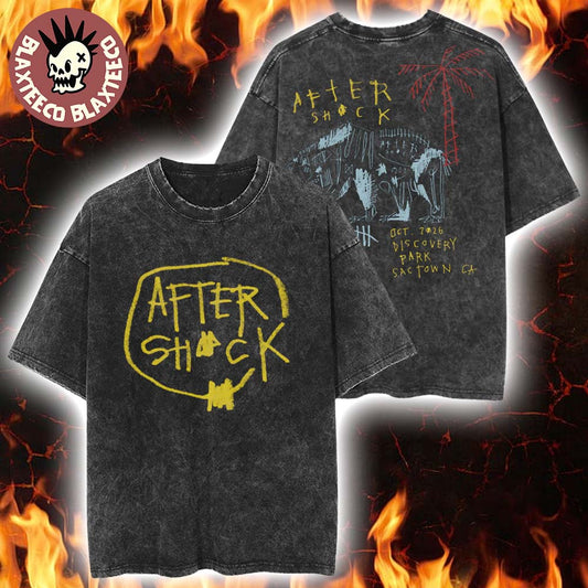 Aftershock 2026 Festival Merch At Discovery Park In Sactown California On October 2026 Doodle Bear Vintage Wash Tee - T-Shirt, Sweatshirt, Hoodie