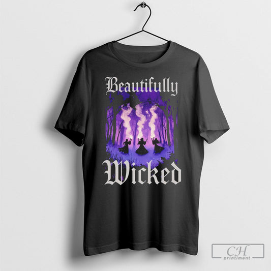 Agatha All Along Beautifully Wicked Shirts Unisex T-shirt, Sweatshirt, Hoodie, Long Sleeve Tee - T-Shirt, Sweatshirt, Hoodie