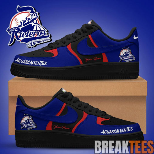 Aguascalientes Rieleros Custom Air Force 1 Shoes Unisex T-shirt, Sweatshirt, Hoodie, Long Sleeve Tee - T-Shirt, Sweatshirt, Hoodie