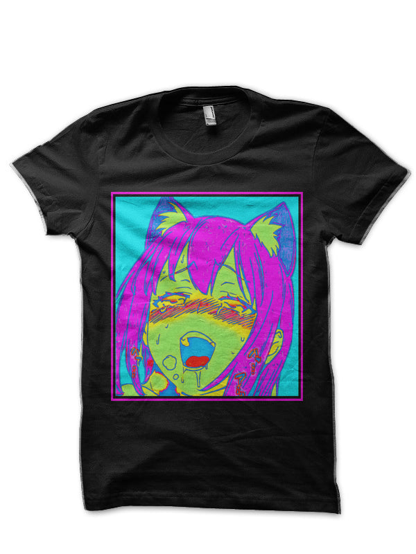 Neon Ahegao T-Shirt - T-Shirt, Sweatshirt, Hoodie