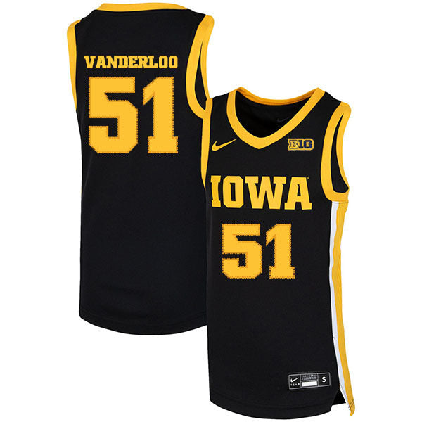 Aidan Vanderloo 51 Black College Football Jersey football jersey product view 1