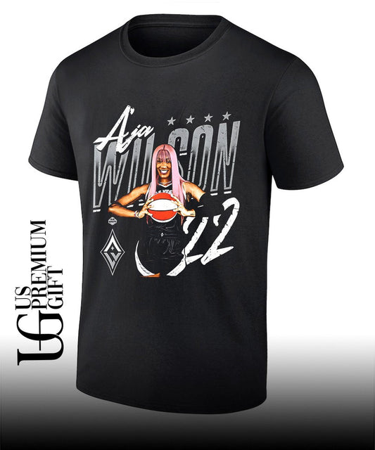 Aja Wilson player Las Vegas Aces basketball 2026 graphic shirt Unisex T-shirt, Sweatshirt, Hoodie, Long Sleeve Tee - T-Shirt, Sweatshirt, Hoodie