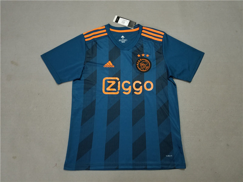 Ajax away blue 19-20 soccer jersey sports jersey product view 1
