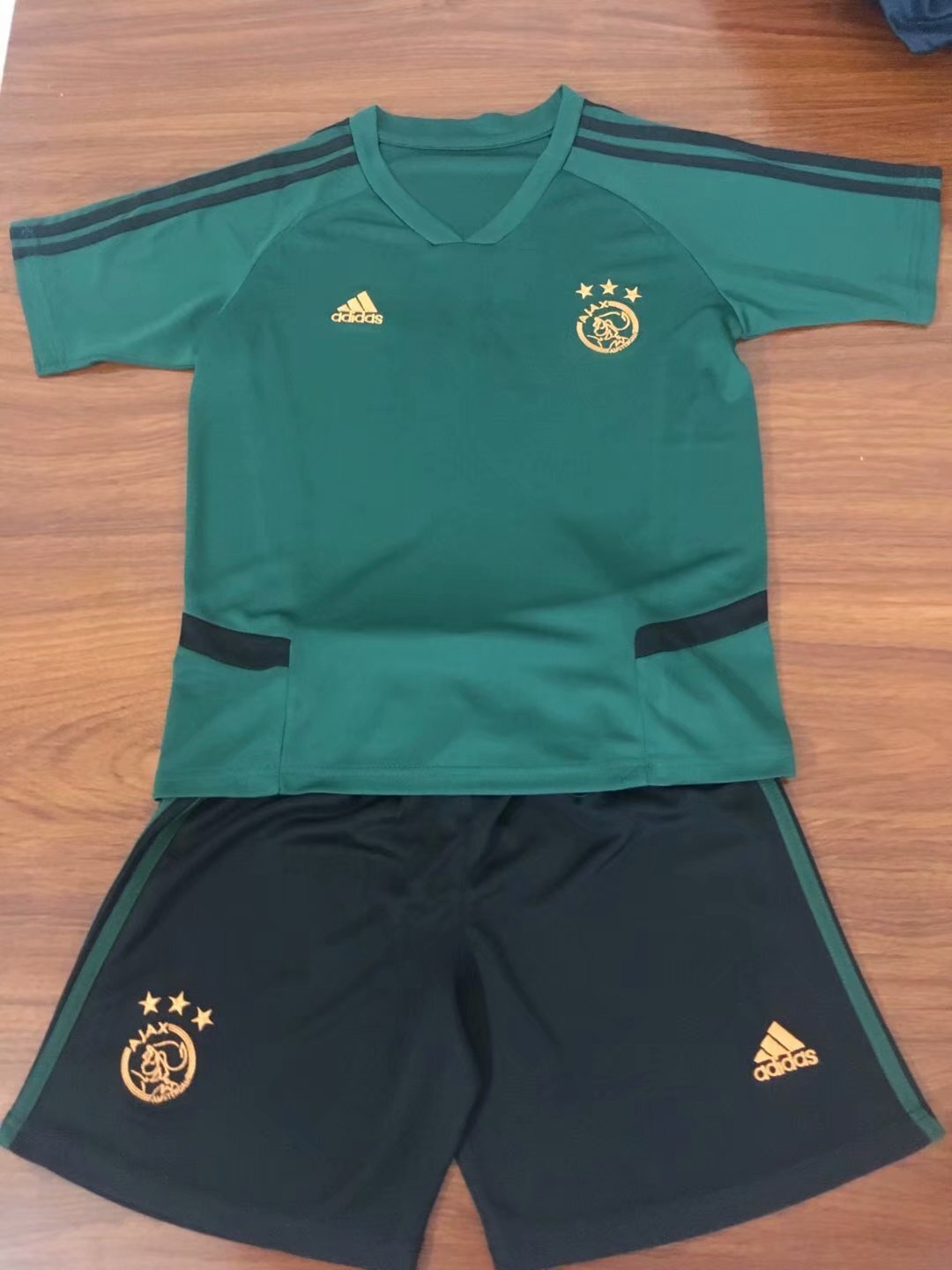 Ajax green training suit child 19-20 soccer kits Soccer Jersey sports jersey product view 1