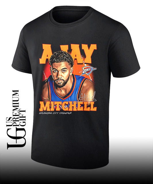Ajay Mitchell Oklahoma City Thunder NBA 2026 Playoffs signature shirt Unisex T-shirt, Sweatshirt, Hoodie, Long Sleeve Tee - T-Shirt, Sweatshirt, Hoodie