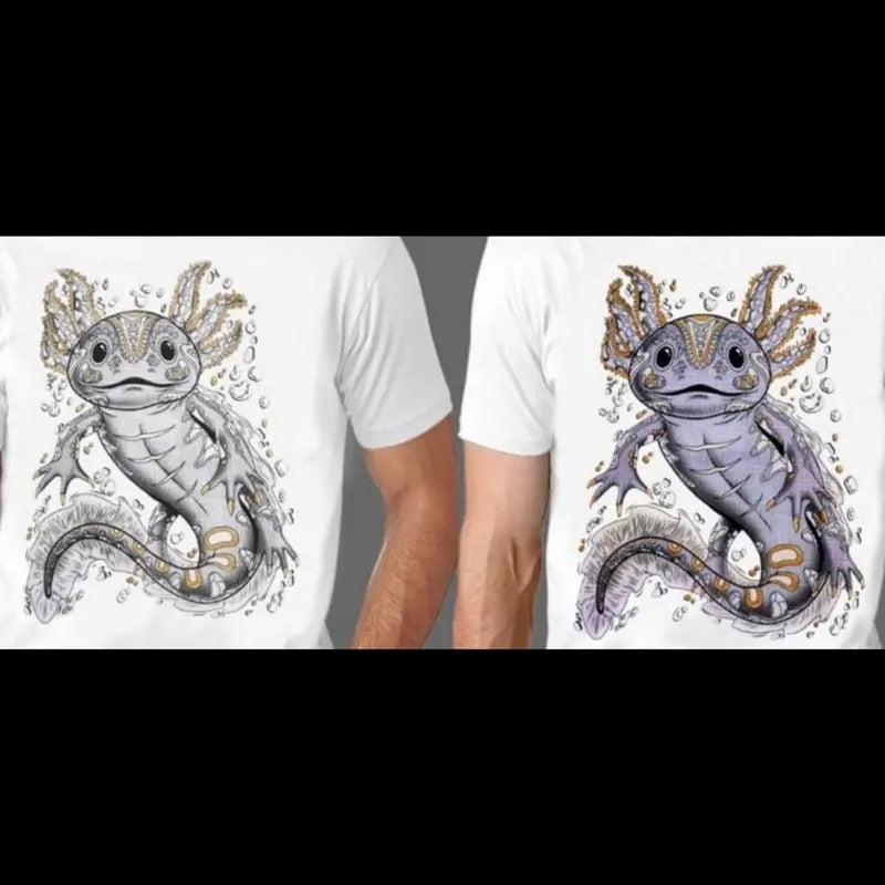 Ajolote Casual Cotton Black - Adult & Kids T-Shirts, Sweatshirts & Hoodies apparel design preview 1