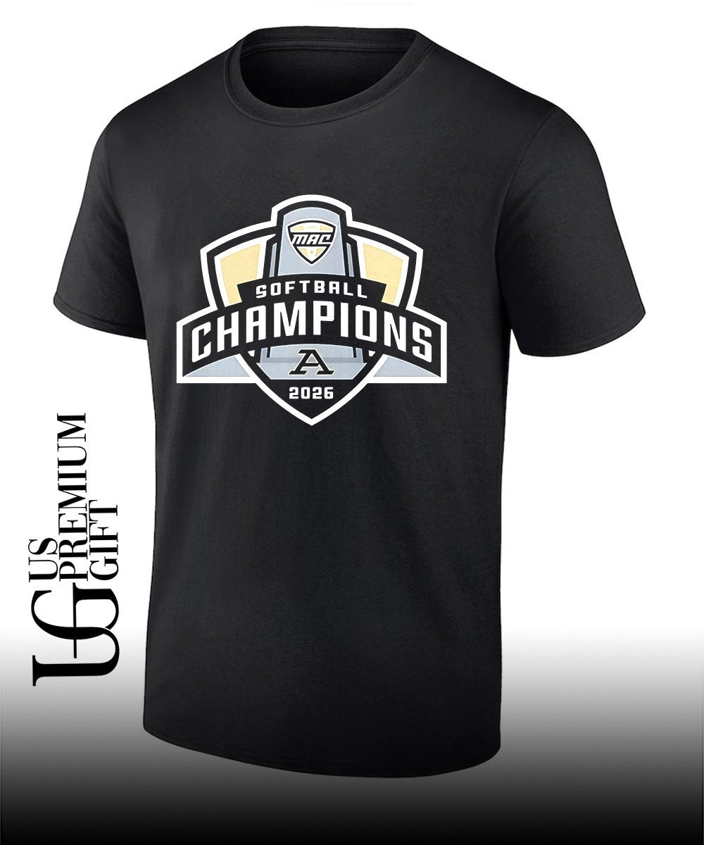 Akron Zips 2026 MAC Softball Tournament Champions Locker Room shirt Unisex T-shirt, Sweatshirt, Hoodie, Long Sleeve Tee - T-Shirt, Sweatshirt, Hoodie