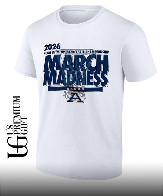 Akron Zips March Madness NCAA D1 Mens basketball Championship 2026 shirt Unisex T-shirt, Sweatshirt, Hoodie, Long Sleeve Tee - T-Shirt, Sweatshirt, Hoodie