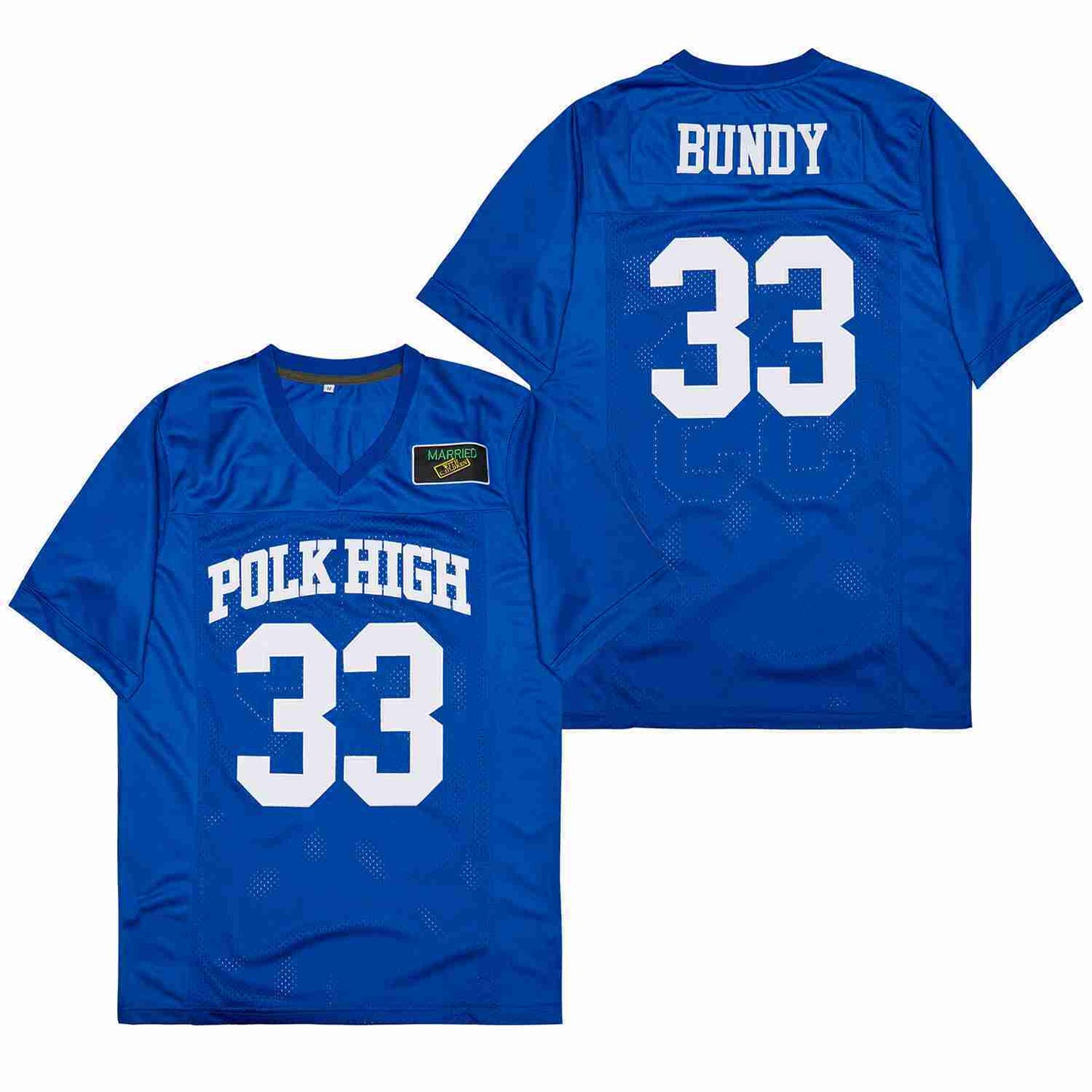 Al Bundy Polk High 33 Movie Football Jersey College Football Jersey football jersey product view 1