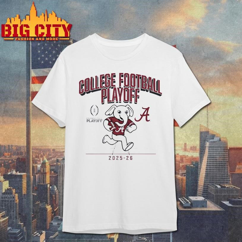 Alabama Football 2025-26 CFP Mascot Shirt Unisex T-shirt, Sweatshirt, Hoodie, Long Sleeve Tee - T-Shirt, Sweatshirt, Hoodie