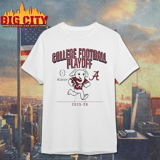 Alabama Football 2025-26 CFP Mascot Shirt Unisex T-shirt, Sweatshirt, Hoodie, Long Sleeve Tee - T-Shirt, Sweatshirt, Hoodie