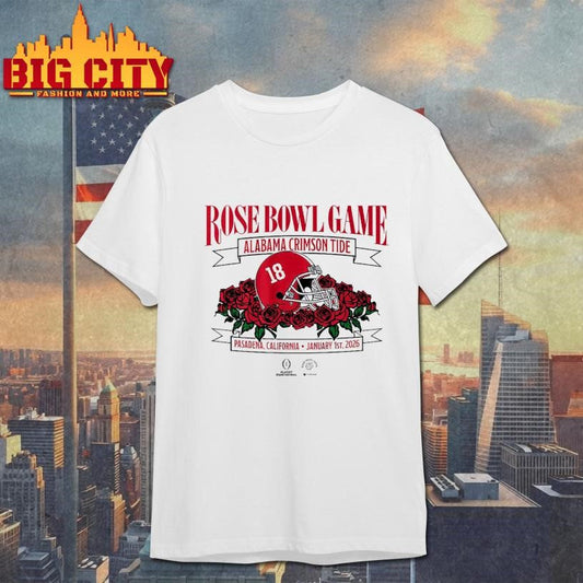 Alabama Football 2026 Rose Bowl Game Shirt Unisex T-shirt, Sweatshirt, Hoodie, Long Sleeve Tee - T-Shirt, Sweatshirt, Hoodie