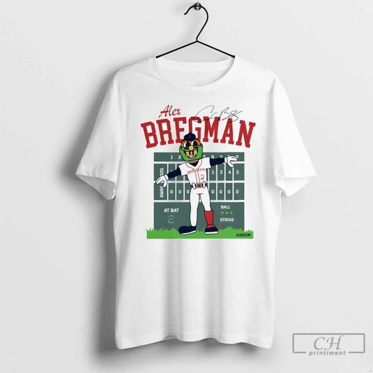 Alex Bregman Boston Red Sox 2 Mascot Signature T Shirts Unisex T-shirt, Sweatshirt, Hoodie, Long Sleeve Tee - T-Shirt, Sweatshirt, Hoodie