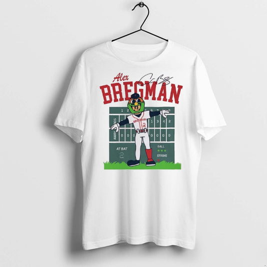 Alex Bregman Wally The Green Monster Mascot T Shirts Unisex T-shirt, Sweatshirt, Hoodie, Long Sleeve Tee - T-Shirt, Sweatshirt, Hoodie