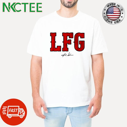 Alex Cora LFG signature shirt Unisex T-shirt, Sweatshirt, Hoodie, Long Sleeve Tee - T-Shirt, Sweatshirt, Hoodie