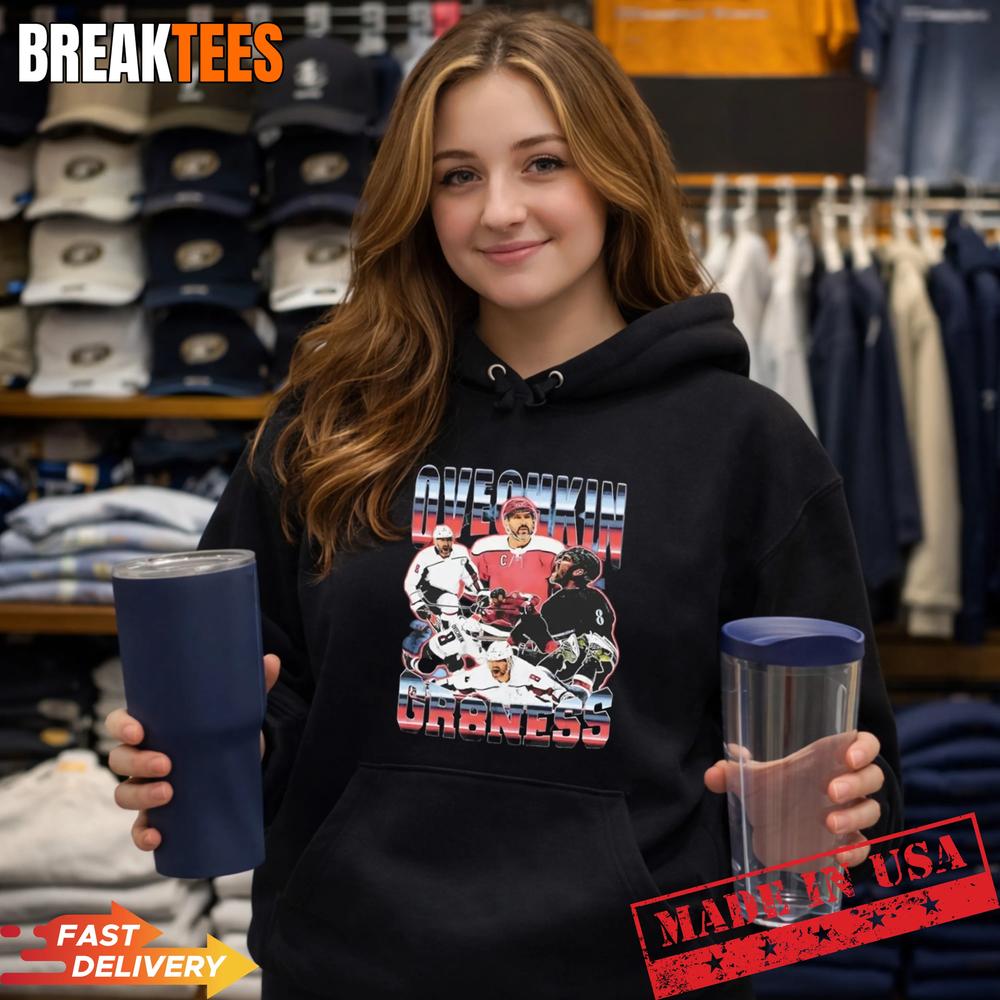 Alex Ovechkin Washington Capitals Bootleg Graphic - Adult & Kids T-Shirts, Sweatshirts & Hoodies apparel design preview 2