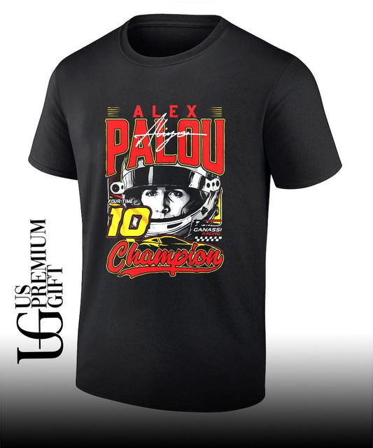 Alex Palou Four-Time Champ IndyCar Racing signature shirt Unisex T-shirt, Sweatshirt, Hoodie, Long Sleeve Tee - T-Shirt, Sweatshirt, Hoodie