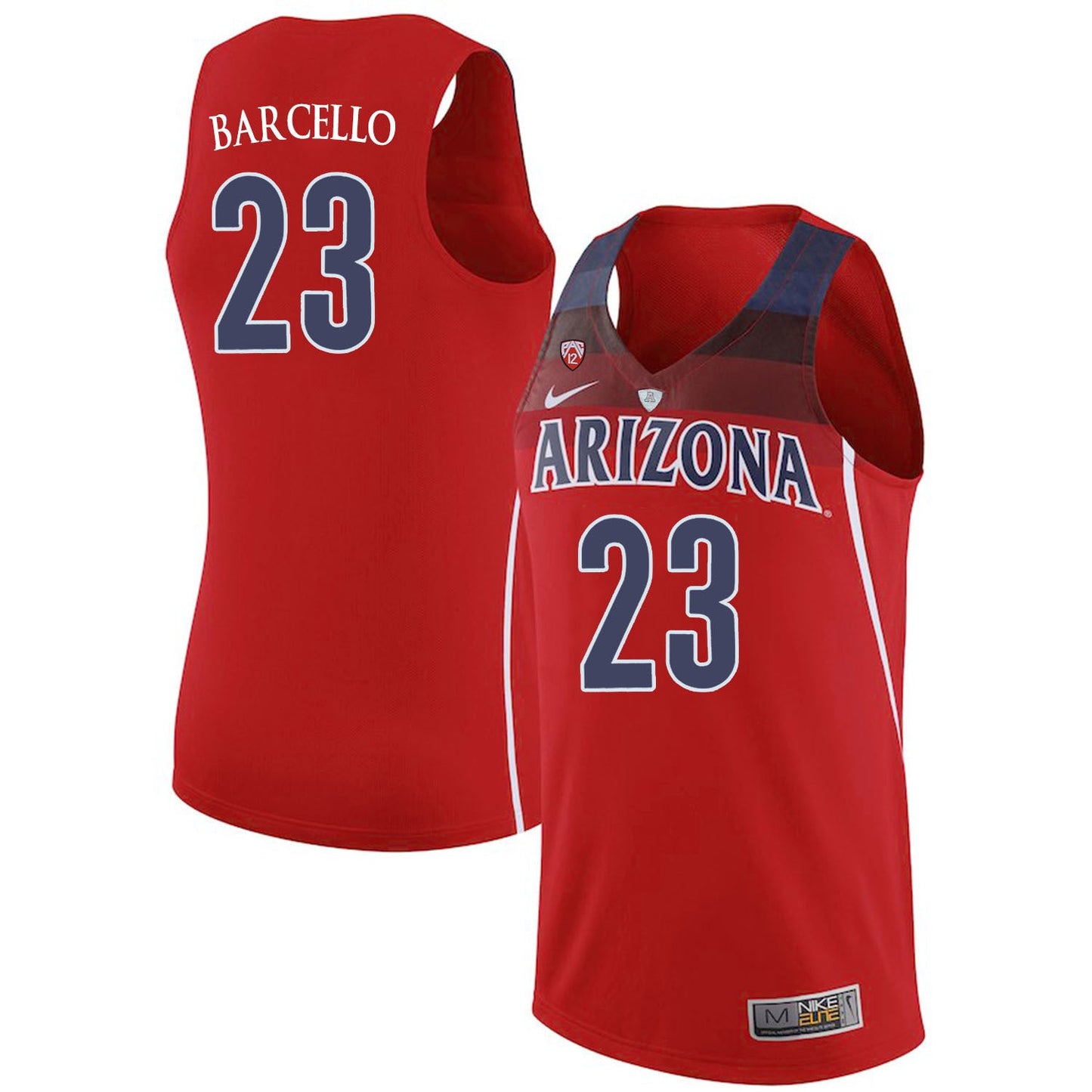 Alex Barcello 23 Red College Football Jersey football jersey product view 1