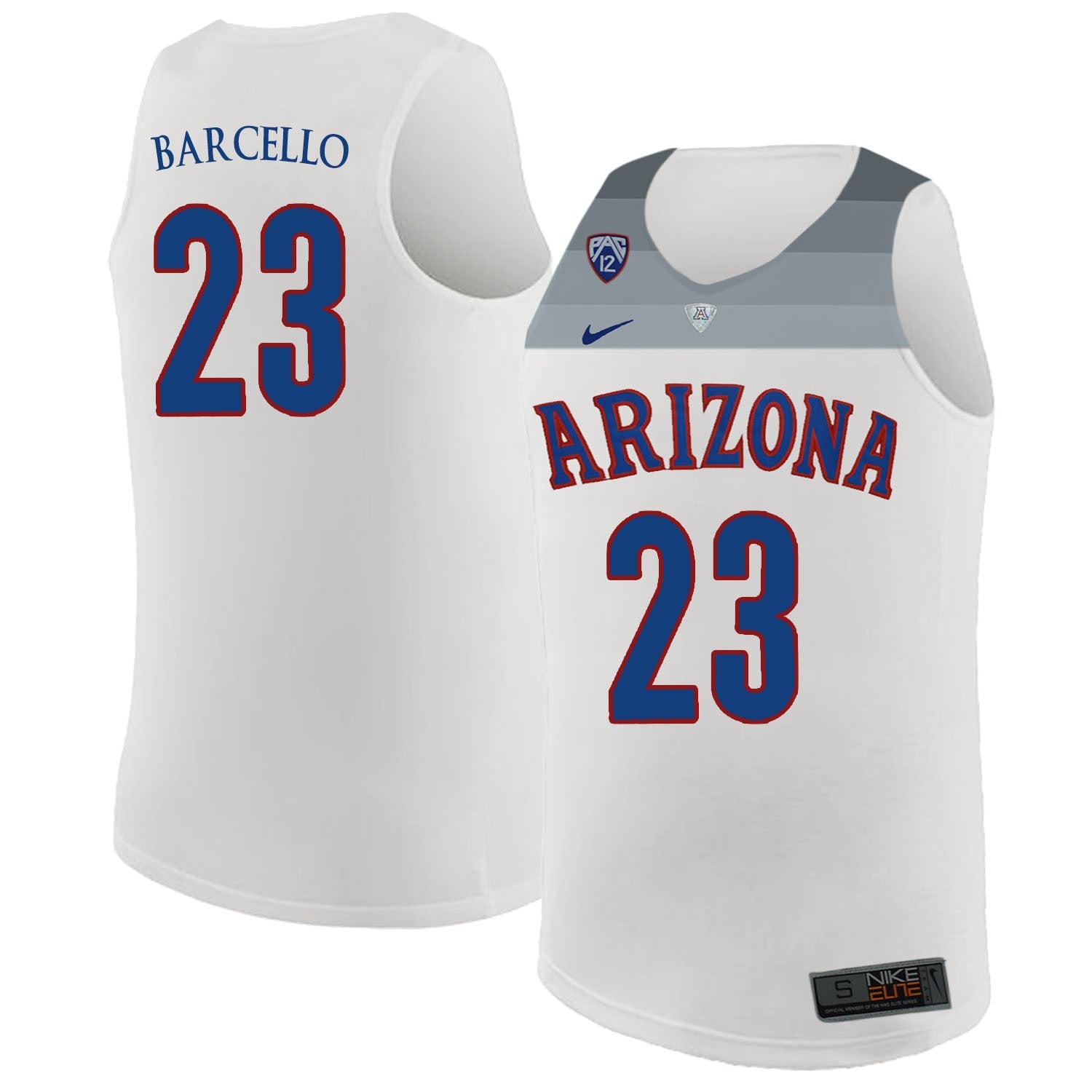 Alex Barcello 23 White College Football Jersey football jersey product view 1