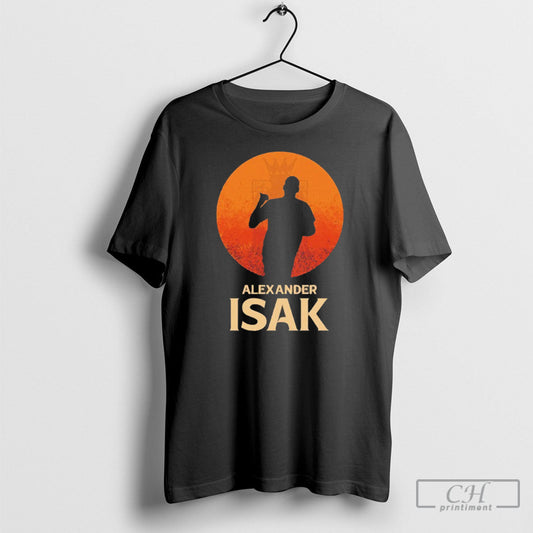 Alexander Isak Liverpool Fc Retro T Shirt Unisex T-shirt, Sweatshirt, Hoodie, Long Sleeve Tee - T-Shirt, Sweatshirt, Hoodie