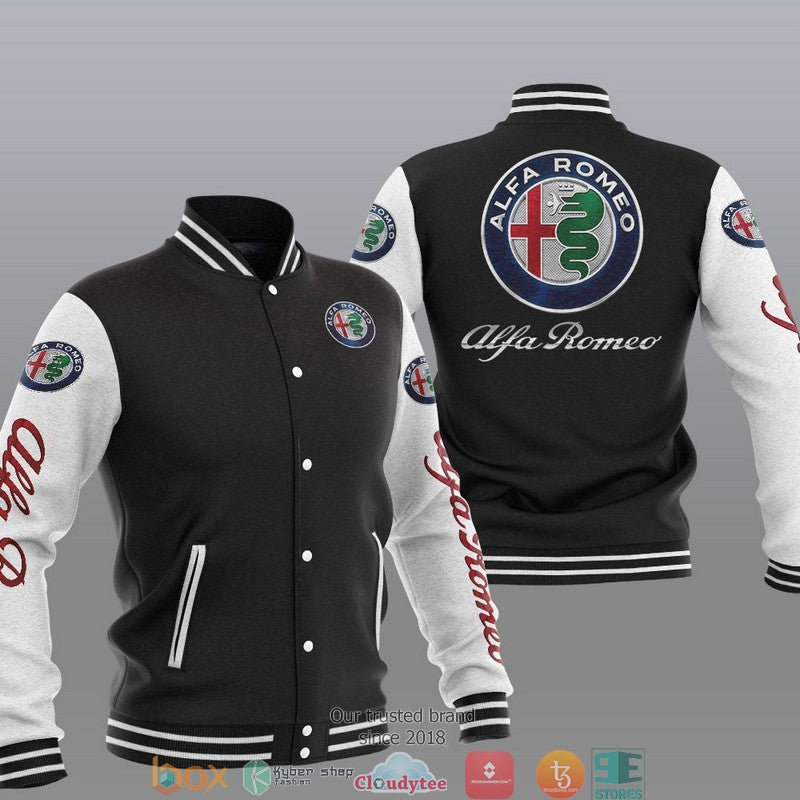 Alfa Romeo Car brand Baseball Jacket baseball jersey product view 1