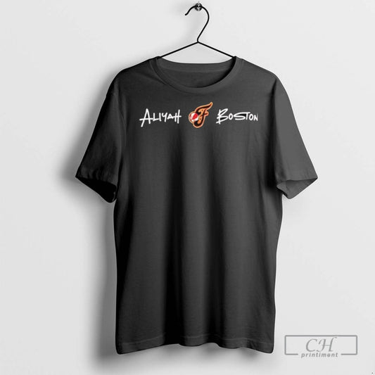 Aliyah Boston Indiana Fever Star Player Name T Shirts Unisex T-shirt, Sweatshirt, Hoodie, Long Sleeve Tee - T-Shirt, Sweatshirt, Hoodie