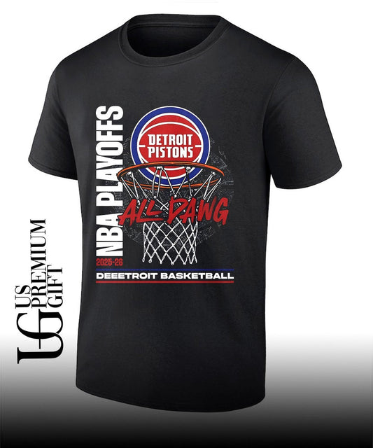 All Dawg Detroit Pistons basketball 2026 NBA Playoffs shirt Unisex T-shirt, Sweatshirt, Hoodie, Long Sleeve Tee - T-Shirt, Sweatshirt, Hoodie