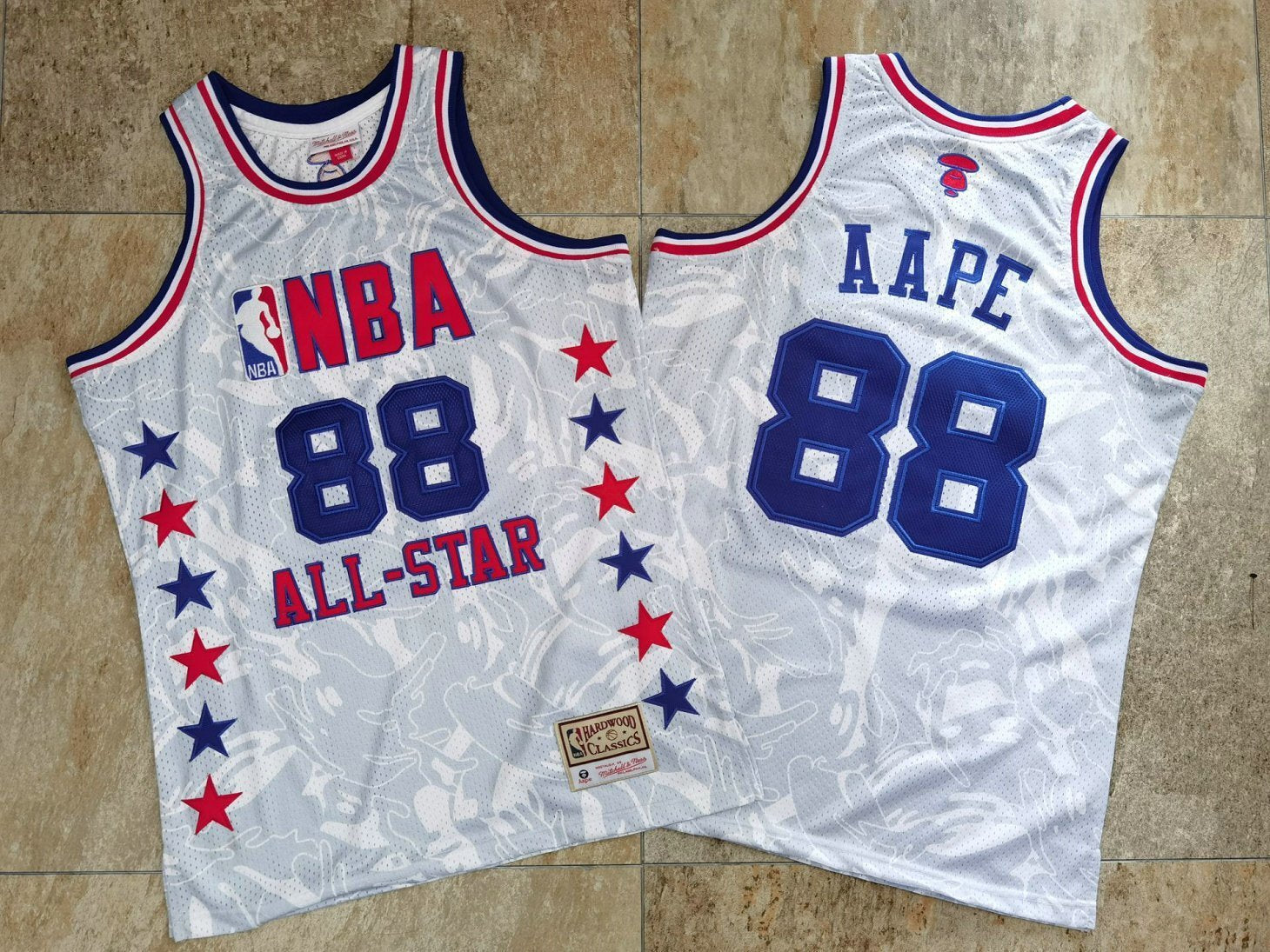 All Star 88 AAPE Style 2 Basketball Jersey basketball jersey product view 1