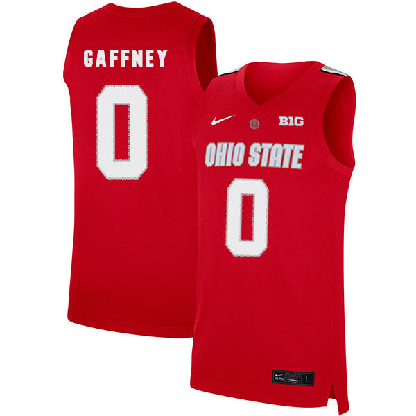 Alonzo Gaffney 0 Scarlet College Football Jersey football jersey product view 1