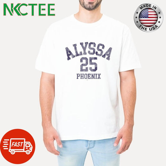 Alyssa Thomas 25 phoenix text shirt Unisex T-shirt, Sweatshirt, Hoodie, Long Sleeve Tee - T-Shirt, Sweatshirt, Hoodie