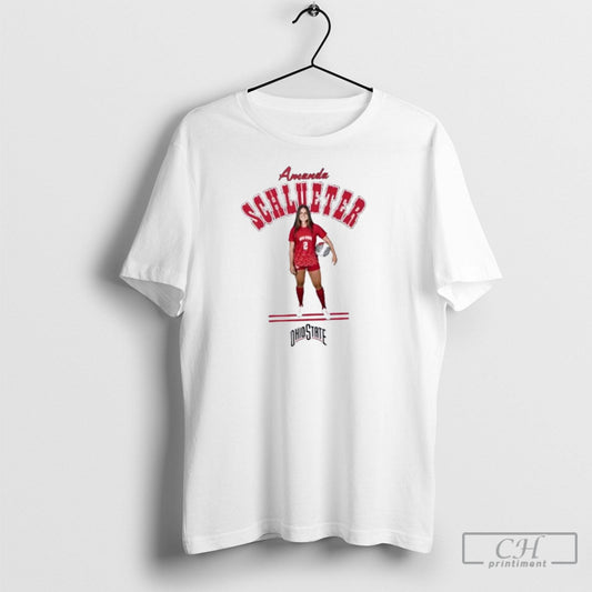 Amanda Schlueter Ohio State Illustrated Shirt Tee Unisex T-shirt, Sweatshirt, Hoodie, Long Sleeve Tee - T-Shirt, Sweatshirt, Hoodie