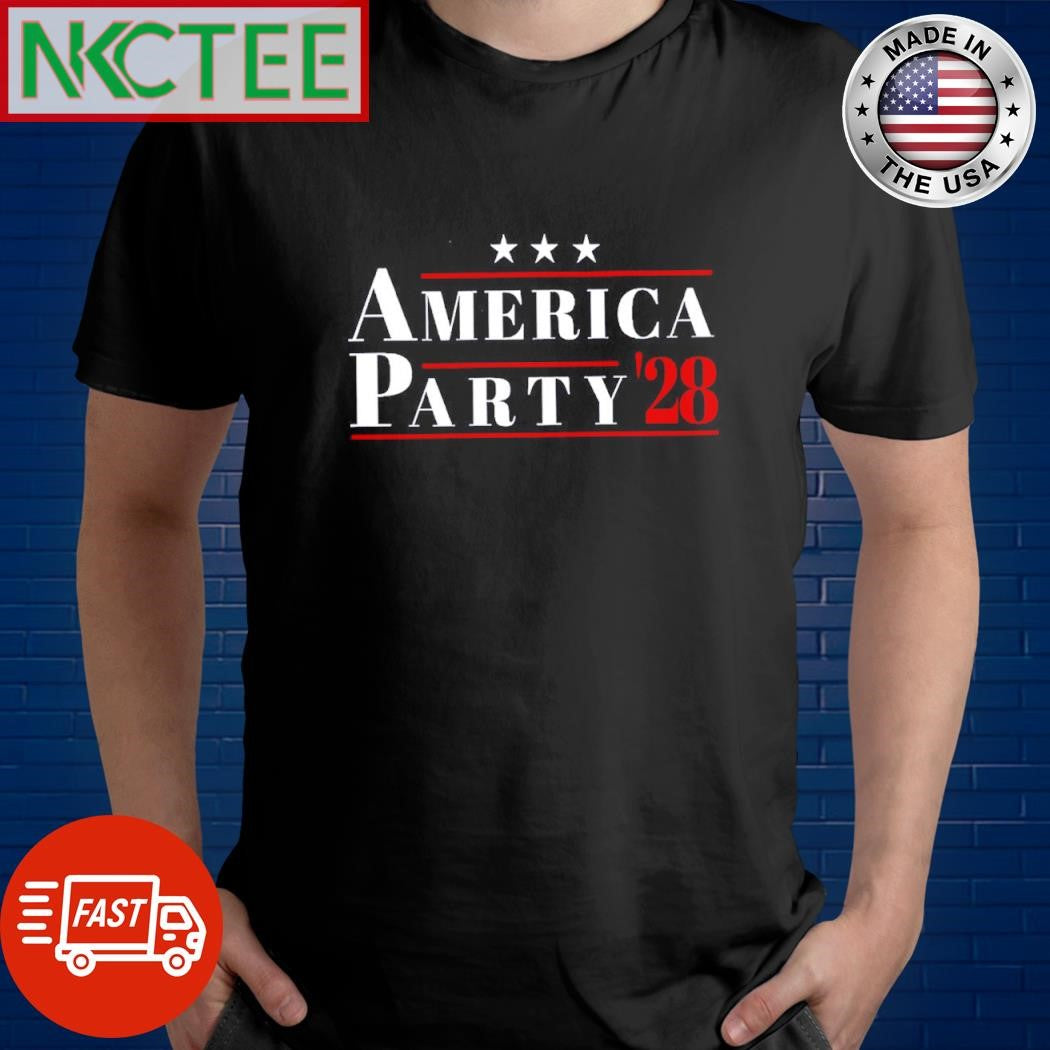 America Party ’28 shirt Unisex T-shirt, Sweatshirt, Hoodie, Long Sleeve Tee - T-Shirt, Sweatshirt, Hoodie